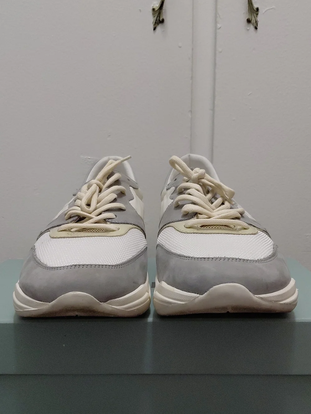 KOIO Avalanche  Light Gray and White Women's Athletic Sneaker